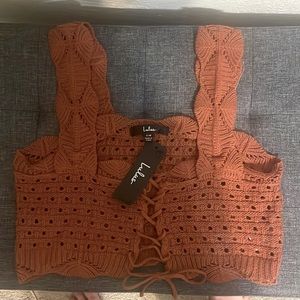 Lulus crochet crop top